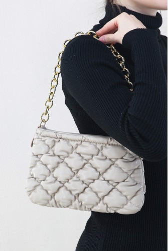 Vizon Kadın Çapraz Askılı Kol Omuz Çantası Suni Deri Tek Gözlü Bölmeli Fermuarlı İçi Astarlı 5325