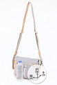Açık Gri Orta Boy Günlük Kadın Çapraz Askılı Postacı Omuz Çantası Suni Deri Çok Gözlü Astarlı 5350