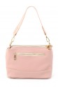 Pudra Orta Boy Günlük Kadın Çapraz Askılı Kol Omuz Çantası İthal Kaliteli Suni Deri Çok Gözlü 5357