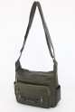 Yeşil Orta Boy Günlük Kadın Çapraz Askılı Postacı Omuz Çantası İthal Kaliteli Suni Deri Astarlı 5374