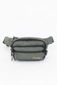 Gri Orta Boy Günlük Unisex Kadın Erkek Bel Çantası Su Geçirmez İmperteks Kumaş Astarlı 5376