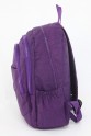 Mor Büyük Boy Günlük Unisex Kadın Erkek Sırt Çantası Su Geçirmez İthal Krinkıl Kumaş Astarlı 5379