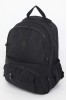 Siyah Büyük Boy Günlük Unisex Kadın Erkek Sırt Çantası Su Geçirmez İthal Krinkıl Kumaş Astarlı 5385