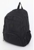 Siyah Büyük Boy Günlük Unisex Erkek Kadın Sırt Çantası Su Geçirmez İthal Krinkıl Kumaş Astarlı 5388
