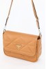 Camel Orta Boy Günlük Kadın Çapraz Askılı Postacı Omuz Çantası Suni Deri İki Gözlü Astarlı 5404