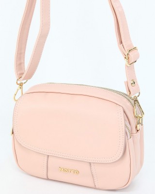 Pudra Küçük Boy Günlük Kadın Çapraz Askılı Postacı Omuz Çantası İthal Kaliteli Suni Deri 5405