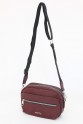 Bordo Küçük Boy Günlük Kadın Çapraz Askılı Postacı Omuz Çantası İthal Saten Kumaş Astarlı 5408