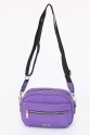 Mor Küçük Boy Günlük Kadın Çapraz Askılı Postacı Omuz Çantası İthal Saten Kumaş Astarlı 5408