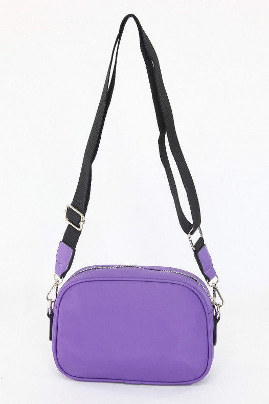 Mor Küçük Boy Günlük Kadın Çapraz Askılı Postacı Omuz Çantası İthal Saten Kumaş Astarlı 5408