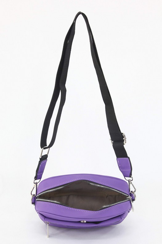 Mor Küçük Boy Günlük Kadın Çapraz Askılı Postacı Omuz Çantası İthal Saten Kumaş Astarlı 5408