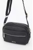 Siyah Küçük Boy Günlük Kadın Çapraz Askılı Postacı Omuz Çantası İthal Saten Kumaş Astarlı 5408