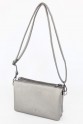 Gri Orta Boy Günlük Kadın Çapraz Askılı Portföy Cüzdan İthal Suni Deri Çok Gözlü Astarlı 5414