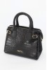 Siyah Kroko Küçük Boy Günlük Kadın Çapraz Askılı El Omuz Çantası İthal Kaliteli Suni Deri 5415