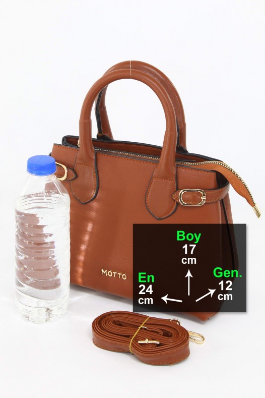 Taba Küçük Boy Günlük Kadın Çapraz Askılı El Omuz Çantası İthal Kaliteli Suni Deri Astarlı 5415