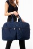 Lacivert Günlük Seyahat Çantası Su Geçirmez İthal Krinkıl Kumaş Çok Gözlü Bölmeli Astarlı 5447