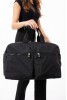 Siyah Günlük Seyahat Çantası Su Geçirmez İthal Krinkıl Kumaş Çok Gözlü Bölmeli Astarlı 5447