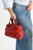 Kırmızı Orta Boy Günlük Kadın Çapraz Askılı El Omuz Çantası İthal Kaliteli Suni Deri Çok Gözlü 5449