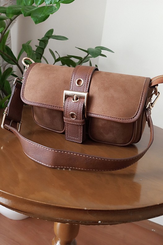 Orta Boy Günlük Kadın Çapraz Askılı Kol Omuz Çantası İthal Kaliteli Suni Süet Astarlı 5451