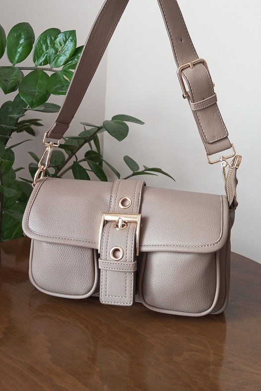 Vizon Orta Boy Günlük Kadın Çapraz Askılı Kol Omuz Çantası İthal Kaliteli Suni Deri Astarlı 5451