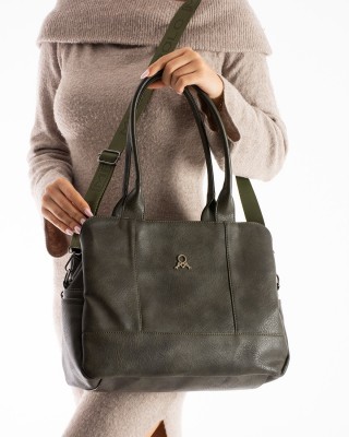 Yeşil Orta Boy Günlük Kadın Çapraz Askılı Kol Omuz Çantası İthal Kaliteli Suni Deri Astarlı 5453